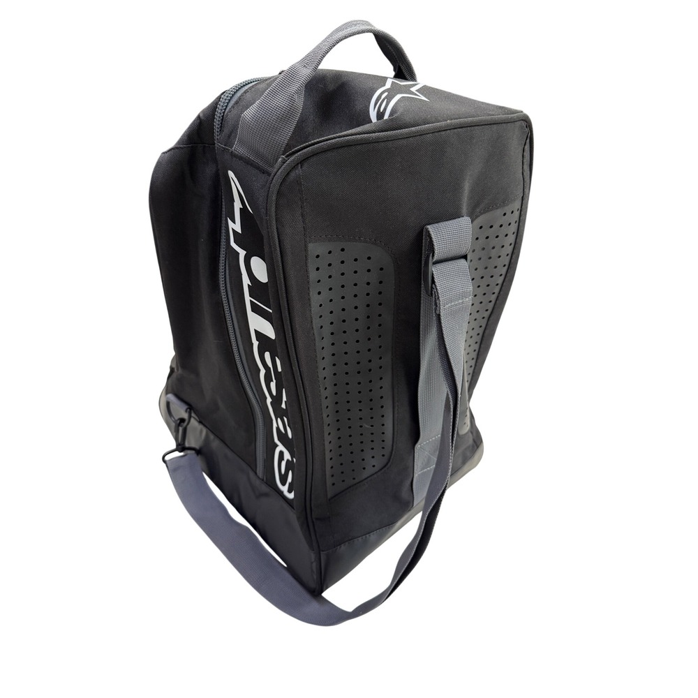 Alpinestars Motorcycle Boot Bag Black Ventilated Racing Gear Carrier - Picture 3 of 10
